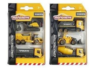 Opakowanie Majorette Pojazdy Volvo 3 szt mix