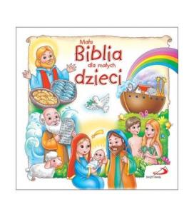 Mała Biblia dla małych dzieci. Autor:   Praca zbiorowa. Multiszop.pl Okładka książki Mała Biblia dla małych dzieci