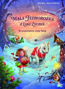 Okładka książki Mała Jednorożka. W poszukiwaniu magii świąt