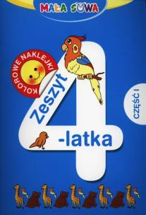 Okładka książki Mała sowa. Zeszyt 4-latka cz. I