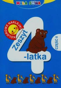 Okładka książki Mała sowa. Zeszyt 4-latka cz. II