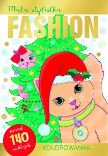 Okładka książki Mała stylistka Fashion. Kolorowanka. Kotki