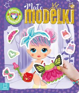 Okładka książki Małe modelki. Album z naklejkami