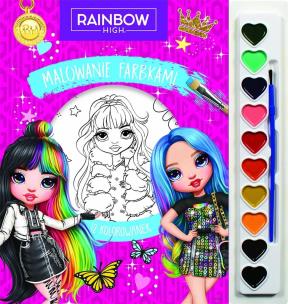 Okładka książki Malowanie farbkami. Rainbow High