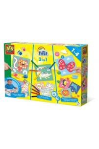 Malowanie palcami 3w1. Wydawca: SES Creative. Multiszop.pl Opakowanie Malowanie palcami 3w1