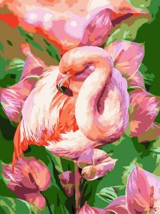 Opakowanie Malowanie po numerach 30x40cm Flaming