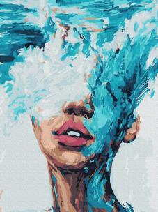 Opakowanie Malowanie po numerach 30x40cm Żywioł wody