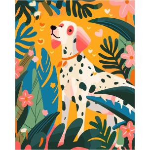 Malowanie po numerach 40x50 Dalmatyńczyk. Wydawca: Koh-I-Noor. Multiszop.pl Opakowanie Malowanie po numerach 40x50 Dalmatyńczyk