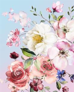 Opakowanie Malowanie po numerach - 40x50cm Kwiaty