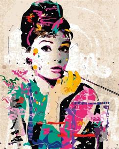 Opakowanie Malowanie po numerach - Audrey 40x50cm