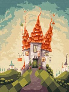 Opakowanie Malowanie po numerach - Bajeczny domek 30x40cm