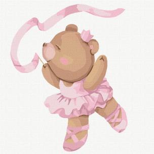 Opakowanie Malowanie po numerach - Balerinka 30x30cm