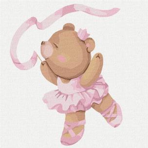 Opakowanie Malowanie po numerach - Balerinka 30x30cm