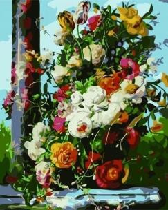 Opakowanie Malowanie po numerach - Bukiecik 30x40cm