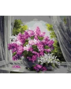 Opakowanie Malowanie po numerach - Bukiet lilaka 40x50cm