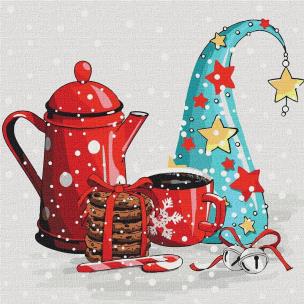 Opakowanie Malowanie po numerach - Chłodnymi.. 40x40cm