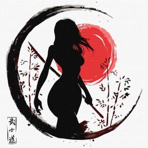 Opakowanie Malowanie po numerach - Córka Japonii 40x40cm