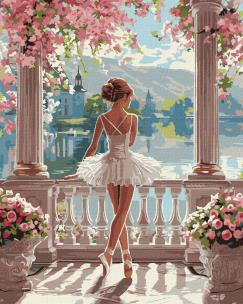 Opakowanie Malowanie po numerach - Cudowna baletnica 40x50cm