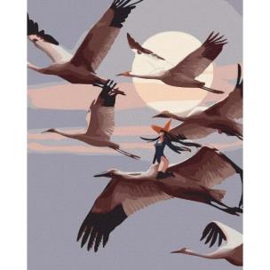 Opakowanie Malowanie po numerach Czarownica bez miotły 40x50