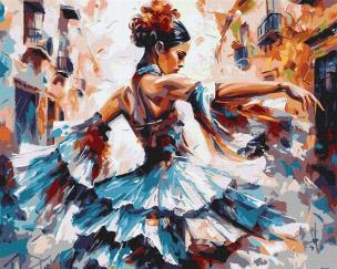Opakowanie Malowanie po numerach - Dama w tańcu 40x50cm