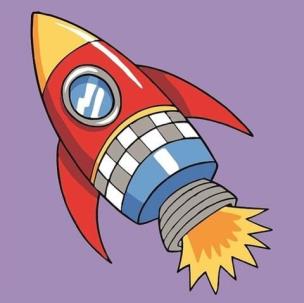 Malowanie po numerach - Do gwiazd 25x25cm. Wydawca: Qbee. Multiszop.pl Opakowanie Malowanie po numerach - Do gwiazd 25x25cm