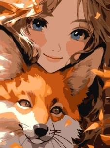 Malowanie po numerach - Dobre dusze 30x40cm. Wydawca: Qbee. Multiszop.pl Opakowanie Malowanie po numerach - Dobre dusze 30x40cm