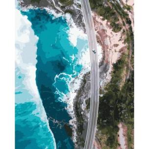 Opakowanie Malowanie po numerach - Droga do morza 40x50