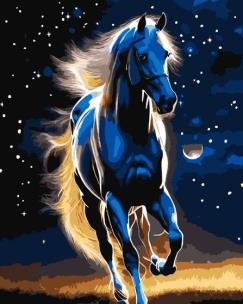 Malowanie po numerach - Dumny koń 40x50cm. Wydawca: Qbee. Multiszop.pl Opakowanie Malowanie po numerach - Dumny koń 40x50cm