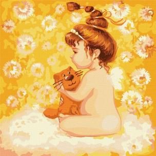 Opakowanie Malowanie po numerach - Dziecko 30x30