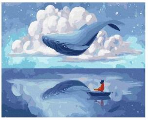 Opakowanie Malowanie po numerach - Dziewczyna w morzu 40x50cm