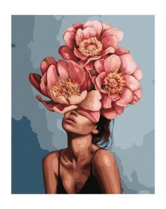 Opakowanie Malowanie po numerach - Dziewczyna w piwoniach