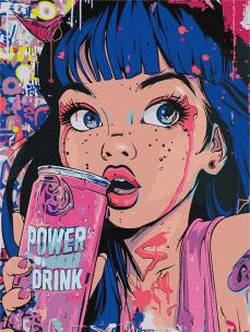 Opakowanie Malowanie po numerach - Energia koloru 30x40cm