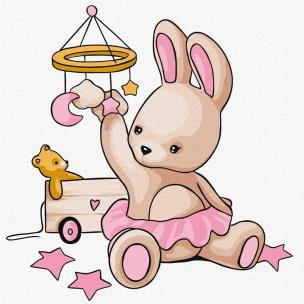 Opakowanie Malowanie po numerach- Exciting games Kids 25x25cm