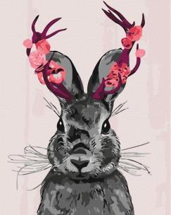 Opakowanie Malowanie po numerach - Fantastyczny królik 40x50