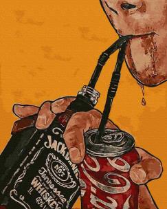 Opakowanie Malowanie po numerach - Gaszenie pragnienia 40x50