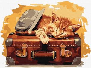 Opakowanie Malowanie po numerach - Gotowy do podróży 30x40cm