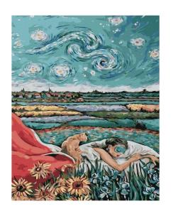 Opakowanie Malowanie po numerach - Gwiazda Audrey 40x50cm