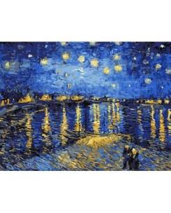 Opakowanie Malowanie po numerach - Gwiaździsta noc 40x50cm