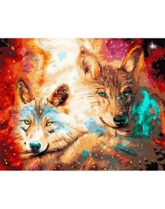 Opakowanie Malowanie po numerach - Gwiezdne lisy 40x50cm