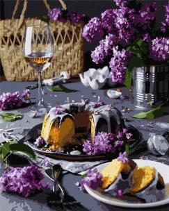 Opakowanie Malowanie po numerach - Inspirowany bzem 40x50cm