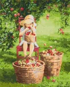 Opakowanie Malowanie po numerach - Jabłuszko 40x50cm