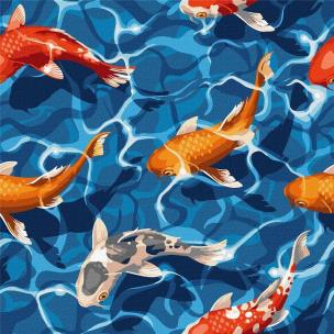 Opakowanie Malowanie po numerach - Japoński karp 40x40cm