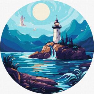 Opakowanie Malowanie po numerach - Jasna latarnia morska 26cm