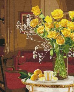 Opakowanie Malowanie po numerach - Jasny bukiet 40x50cm