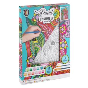 Opakowanie Malowanie po numerach - Jednorożec 30x40