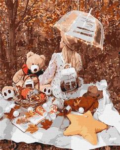 Opakowanie Malowanie po numerach - Jesienny piknik 40x50