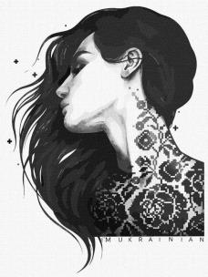 Opakowanie Malowanie po numerach - Jestem Ukrainką 30x40cm