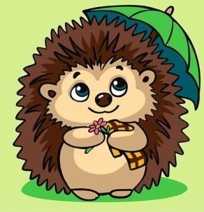 Malowanie po numerach - Jeż 25x25cm. Wydawca: Qbee. Multiszop.pl Opakowanie Malowanie po numerach - Jeż 25x25cm