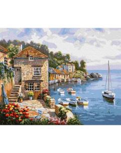 Opakowanie Malowanie po numerach - Jezioro Como 40x50