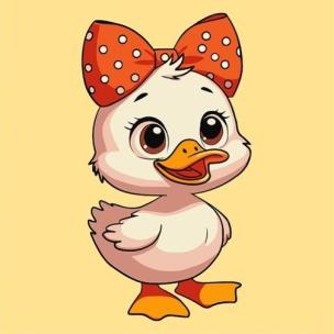 Malowanie po numerach - Kaczka 25x25cm. Wydawca: Qbee. Multiszop.pl Opakowanie Malowanie po numerach - Kaczka 25x25cm